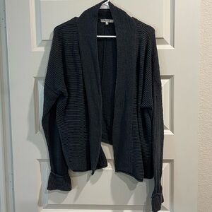 Madewell Black Open-Front Cardigan